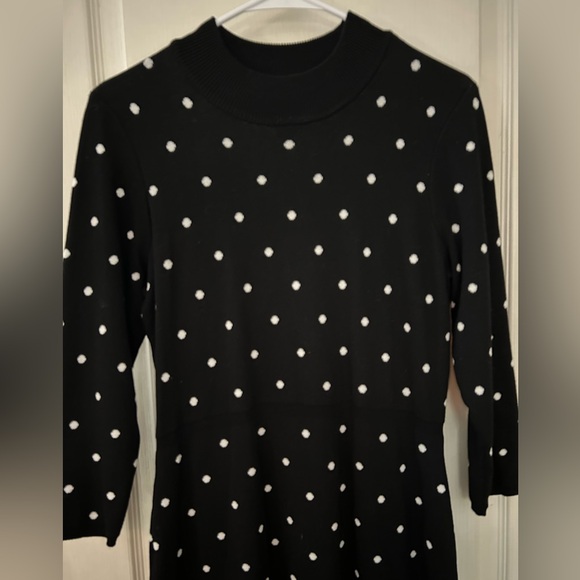 Julia Jordan Polka Dot Sweater Dress - Picture 2 of 8